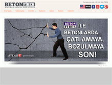 Tablet Screenshot of betonfiber.com